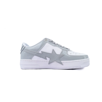 Coco Shoes A Bathing Ape Bape SK8 Sta White Grey OZXSHMX91310N 02