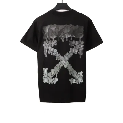 Off-white Grey Marker Arrows Black T-Shirt 01