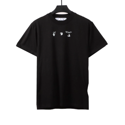 Off-white Grey Marker Arrows Black T-Shirt 02