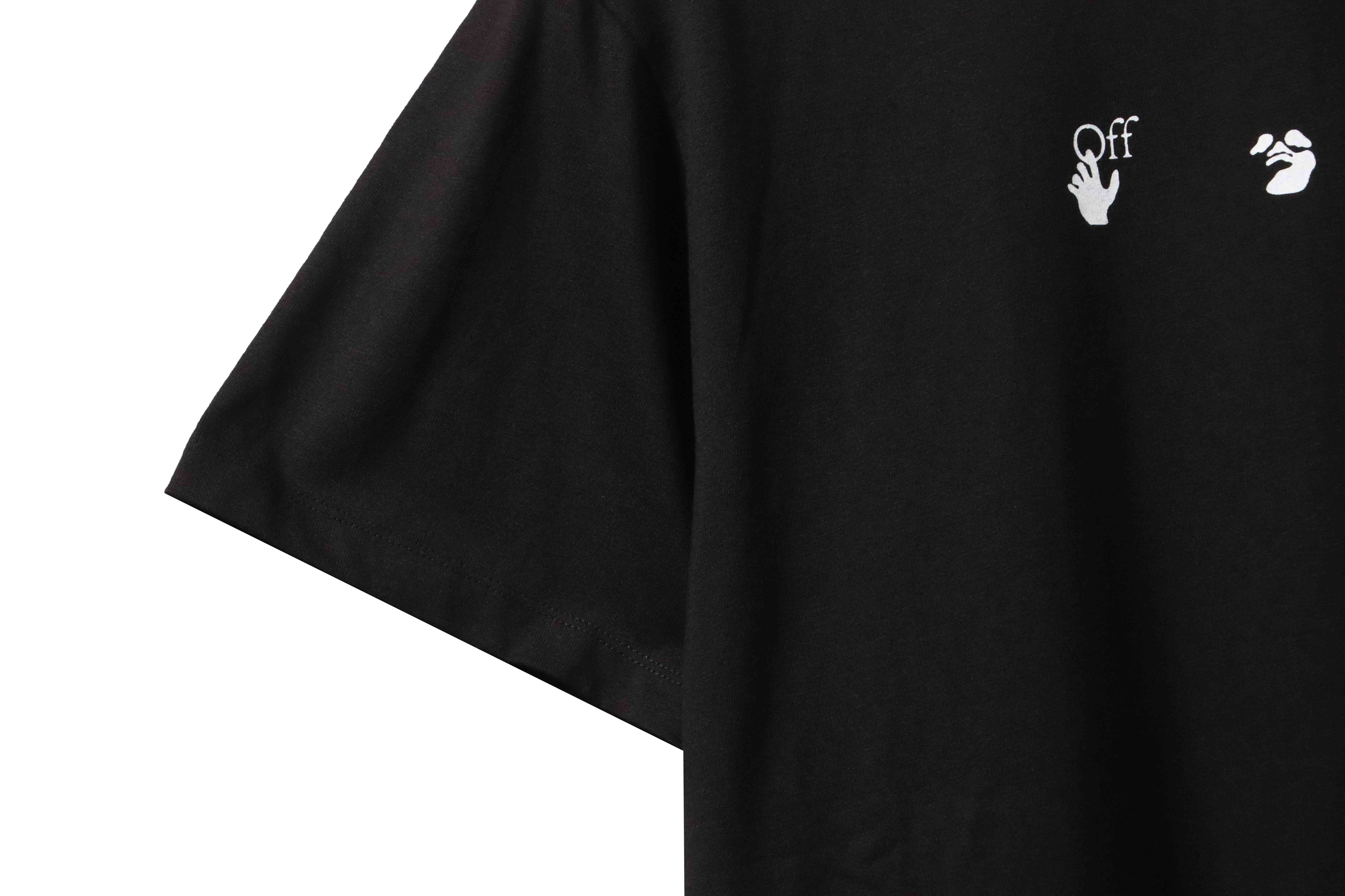 Coco Shoes Off-white Grey Marker Arrows Black T-Shirt