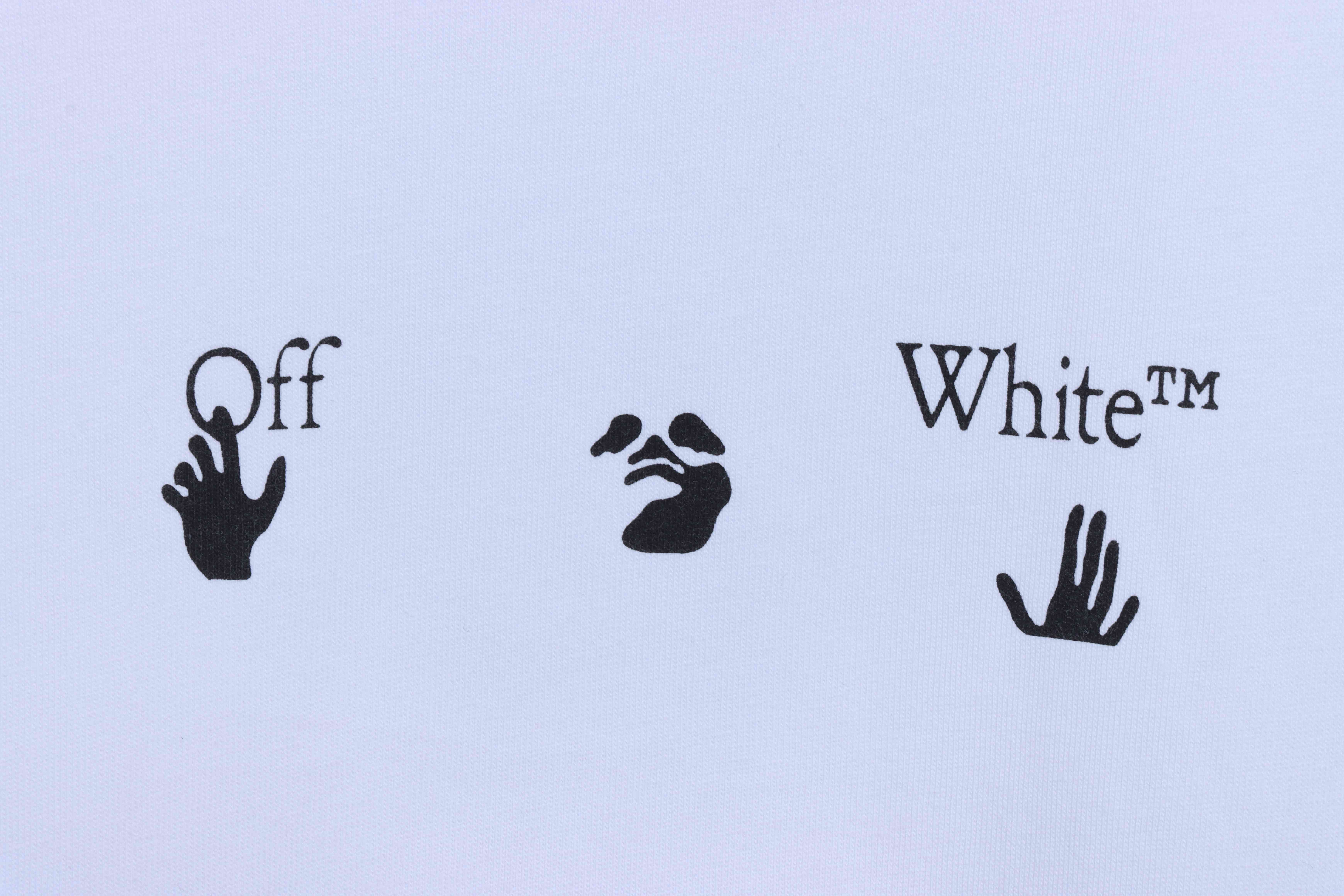 Coco Shoes Off-white Blue Marker Arrows White T-Shirt