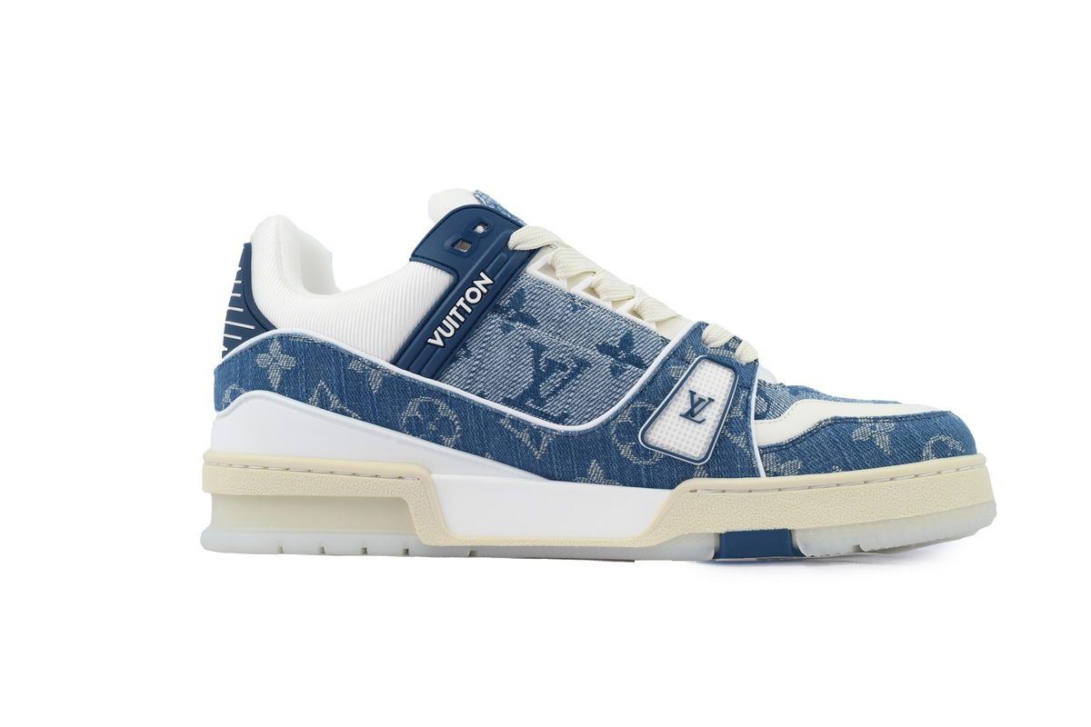 Coco Shoes Louis Vuitton Trainer Sneaker Transparent Denim Blue 