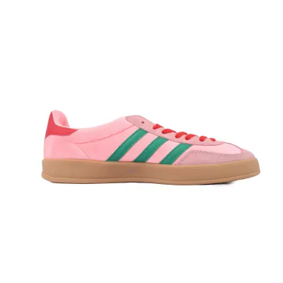 Adidas Gazelle Indoor Glow Pink Court Green JI2713 02