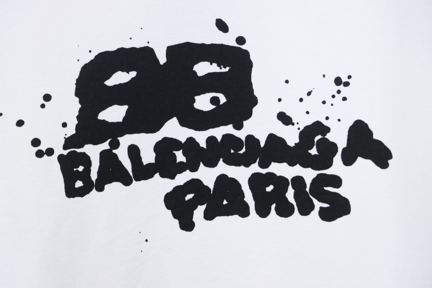 Coco Shoes Balenciaga Logo Cotton Hand Drawn BB Hoodie White