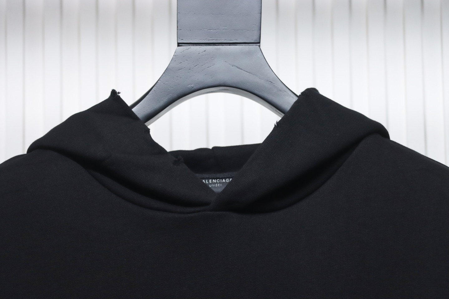 Coco Shoes Balenciaga Logo Cotton Hand Drawn BB Hoodie Black