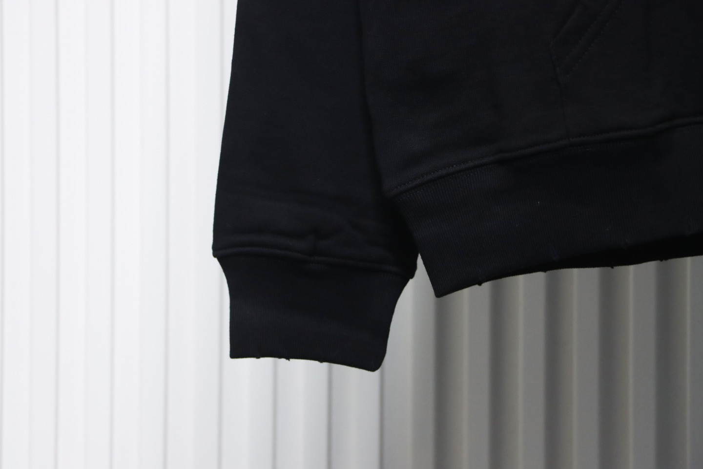 Coco Shoes Balenciaga Logo Cotton Hand Drawn BB Hoodie Black