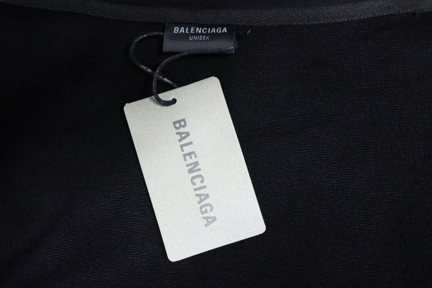 Coco Shoes Balenciaga Logo Cotton Hand Drawn BB Hoodie Black