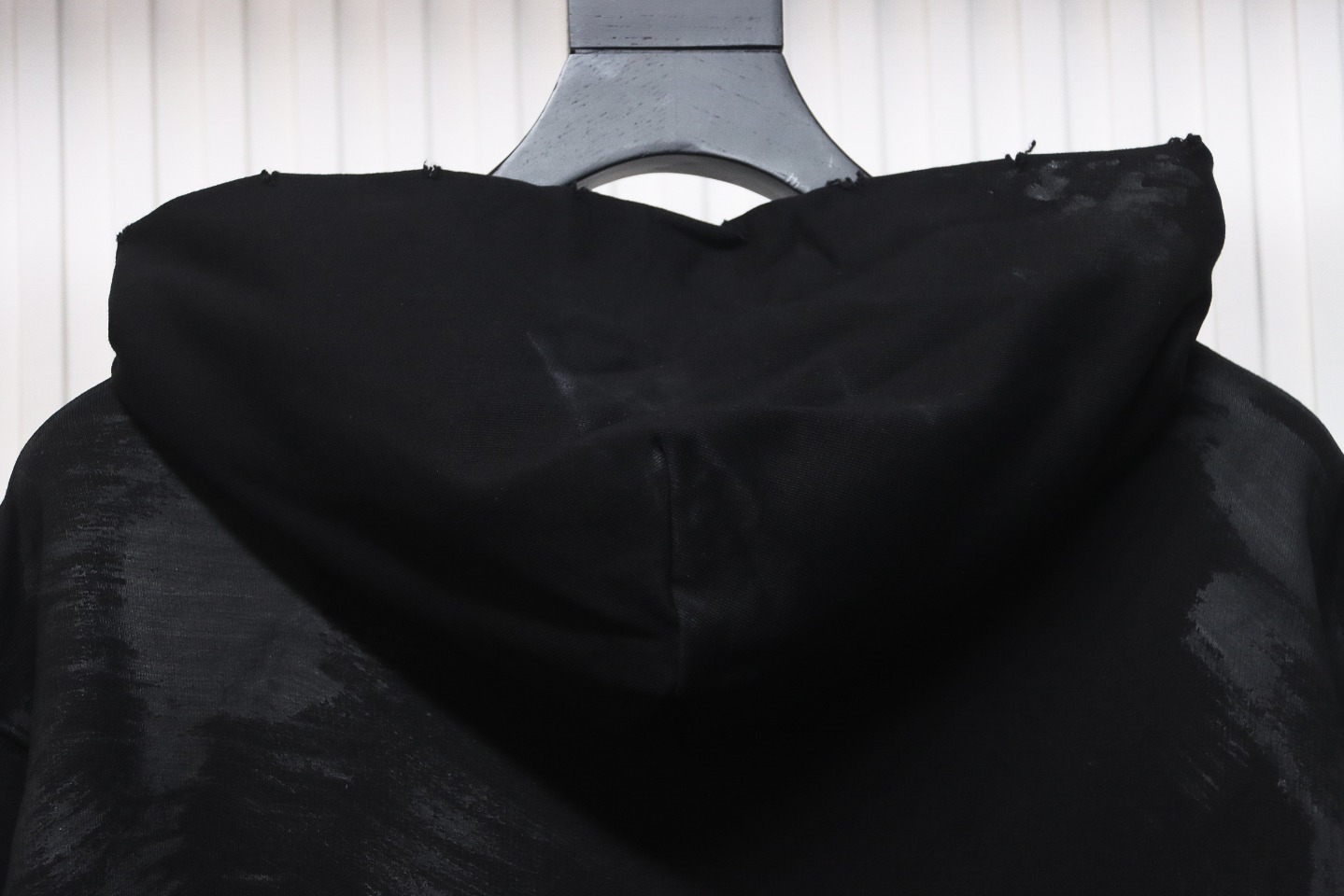 Coco Shoes Balenciaga Manchester United Distressed Embroidered Hoodie Black