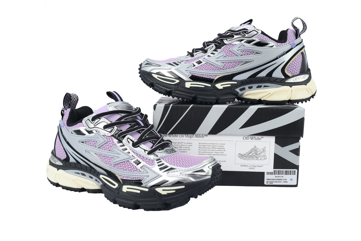 Off-white Be Right Back Pink Purple OWIA289S25 FAB001723F