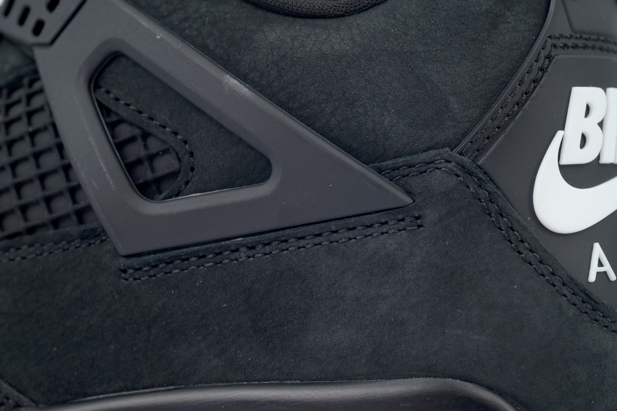 Coco Shoes Air Jordan 4 Retro OG "Brick by Brick" x Nigel Sylvester Black HF4340-001