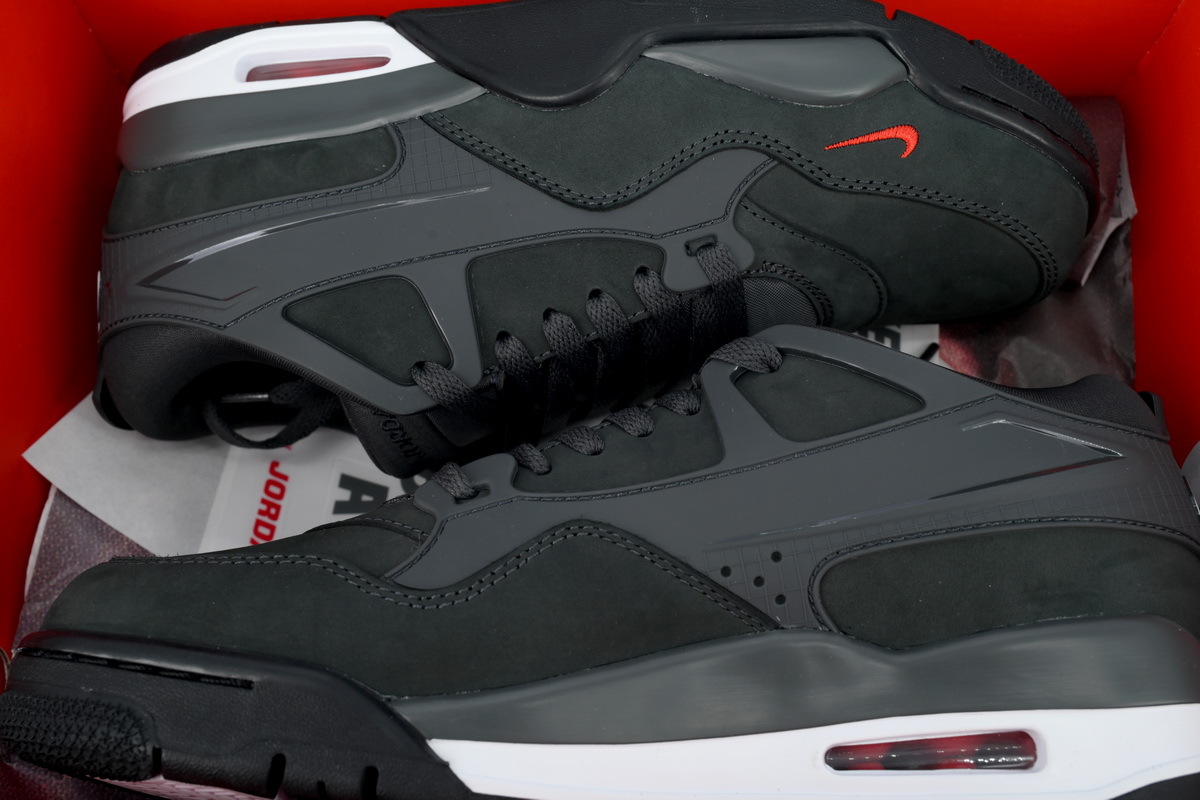 Coco Shoes Air Jordan 4 RM SP 'Driveway Grey' x Nigel Sylvester Black HF4334-004