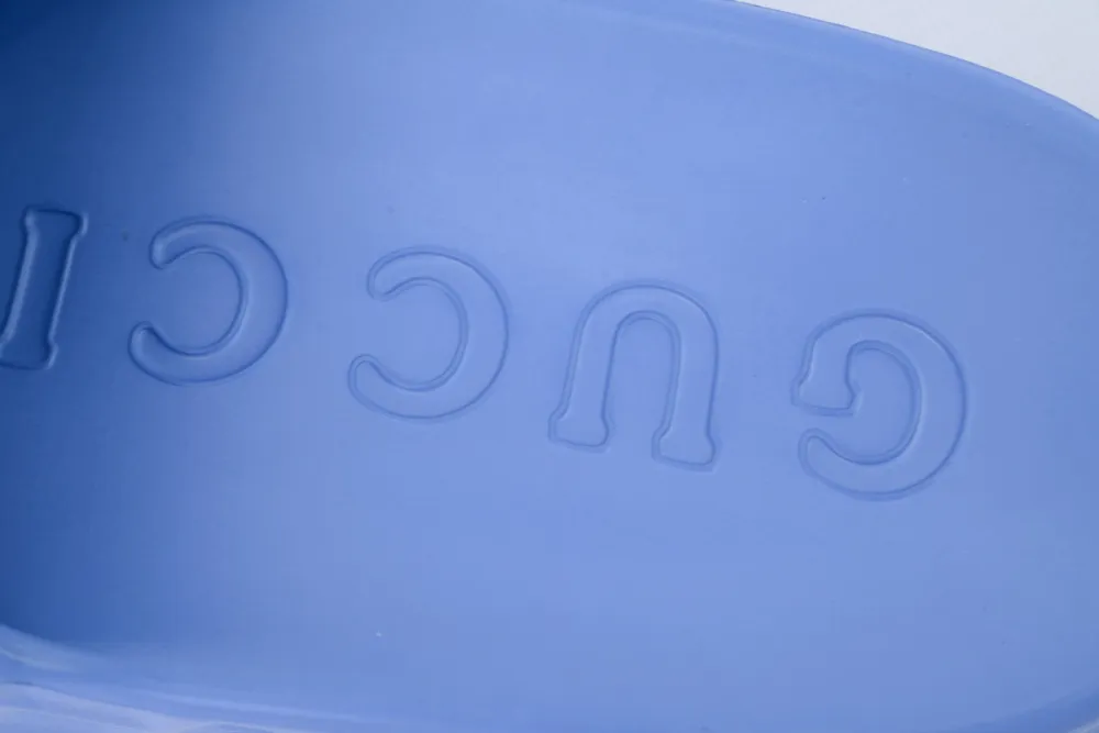 Gucci Double G Slippers Blue