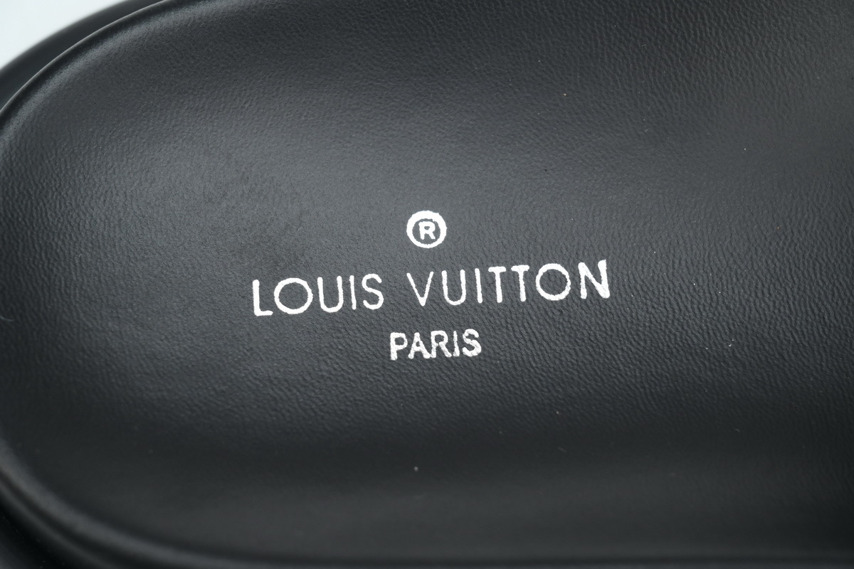 Louis Vuitton Pool Pillow Flat Comfort Mules Navy Blue