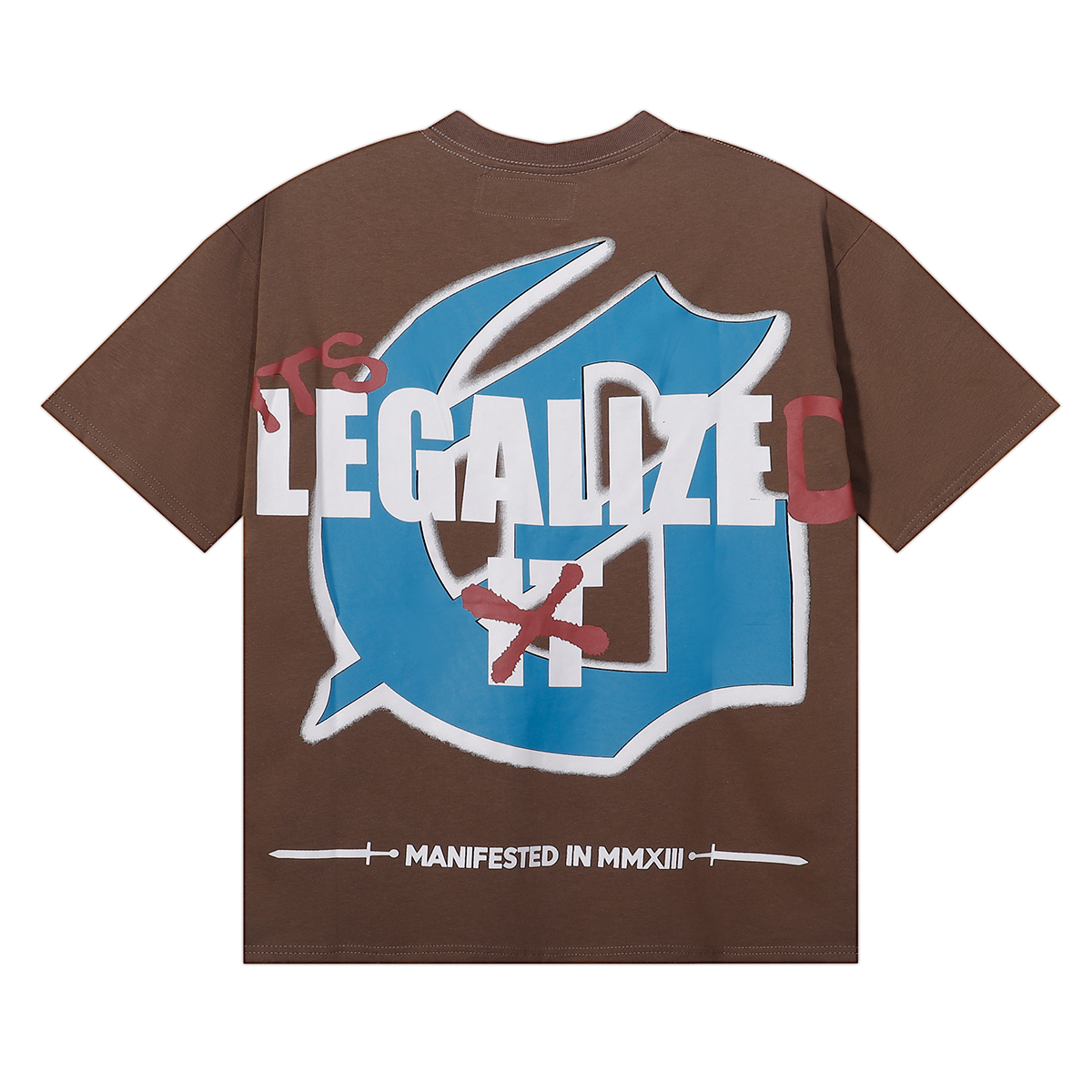 Godspeed Outdoor T-Shirt #7081 Brown/White/Black