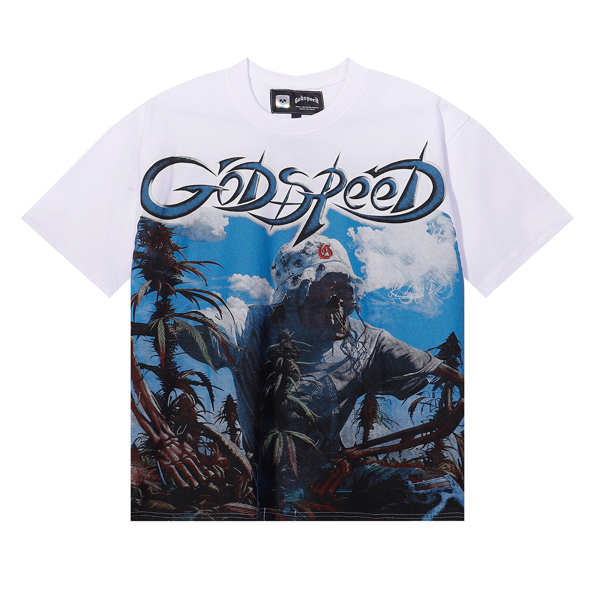 Godspeed Outdoor T-Shirt #7081 Brown/White/Black