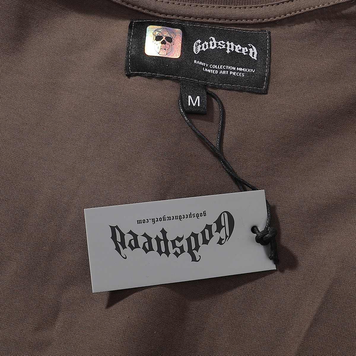 Godspeed Outdoor T-Shirt #7081 Brown/White/Black