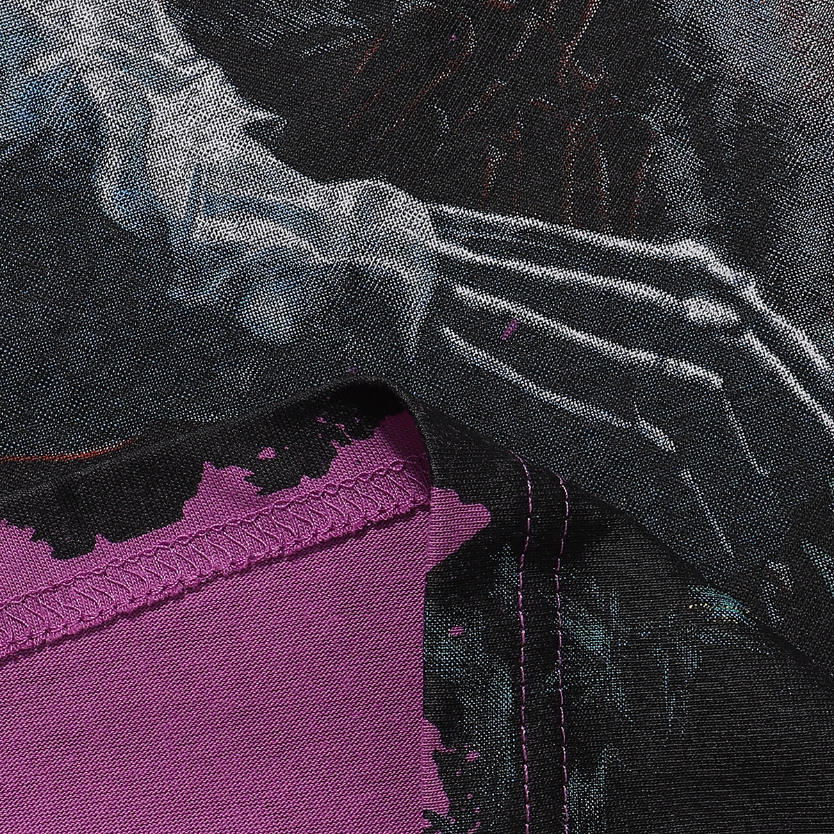 Coco Shoes Godspeed Indoor Ice T-Shirt #7080 Purple/Yellow/Black