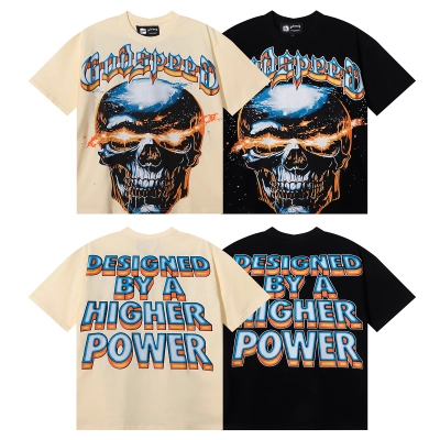 Coco Shoes Godspeed Galaxsee T-shirt #7079 Apricot/Black Wash 01