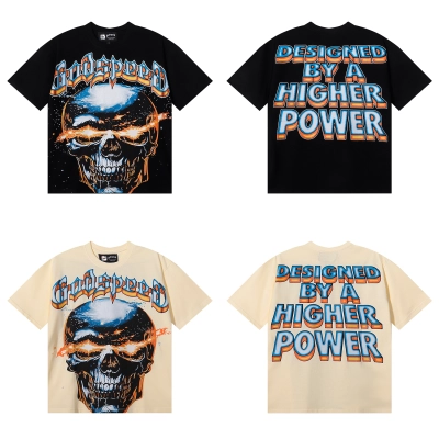 Coco Shoes Godspeed Galaxsee T-shirt #7079 Apricot/Black Wash 02