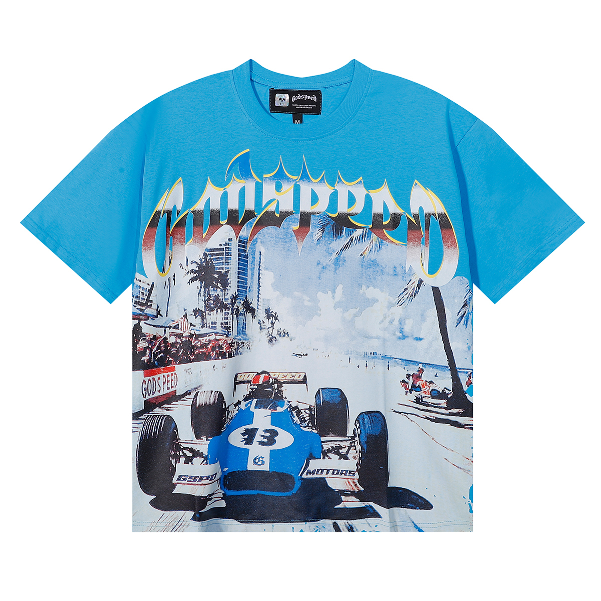 Coco Shoes Godspeed Racing T-Shirt #7078 Blue/Black