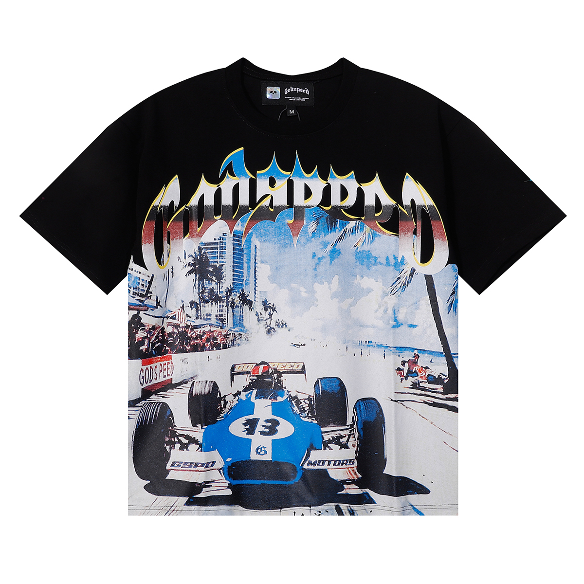 Coco Shoes Godspeed Racing T-Shirt #7078 Blue/Black