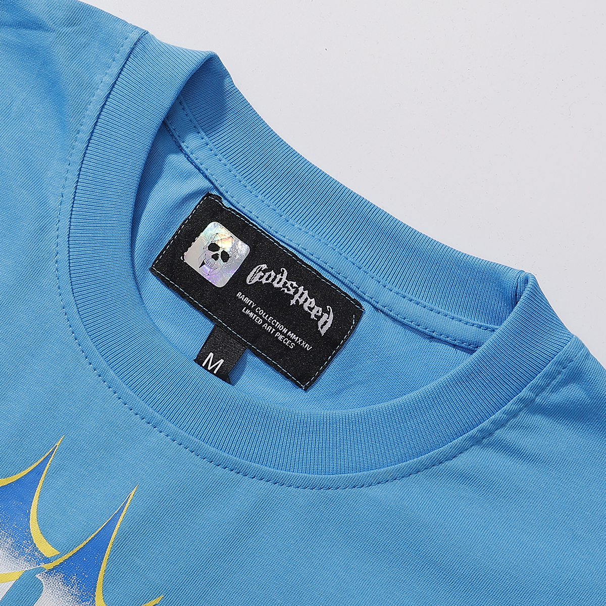 Coco Shoes Godspeed Racing T-Shirt #7078 Blue/Black