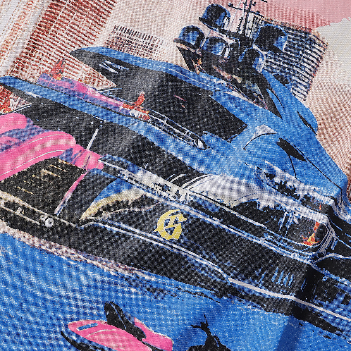 Coco Shoes Godspeed Water Cruise T-Shirt #7077 Purple/Apricot/Black