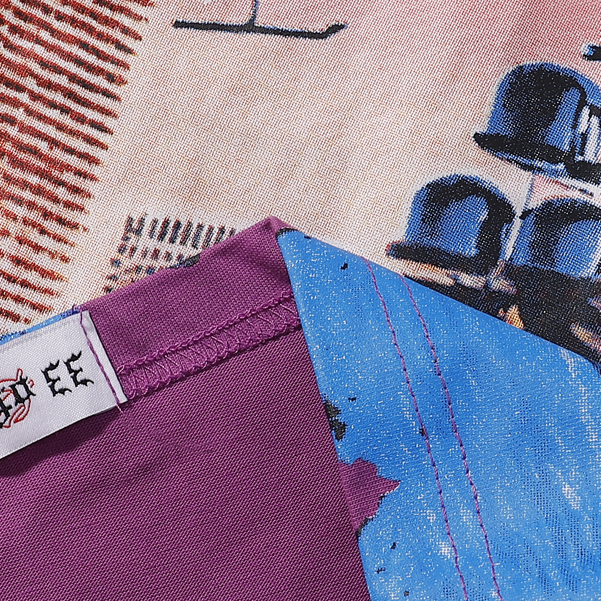 Coco Shoes Godspeed Water Cruise T-Shirt #7077 Purple/Apricot/Black