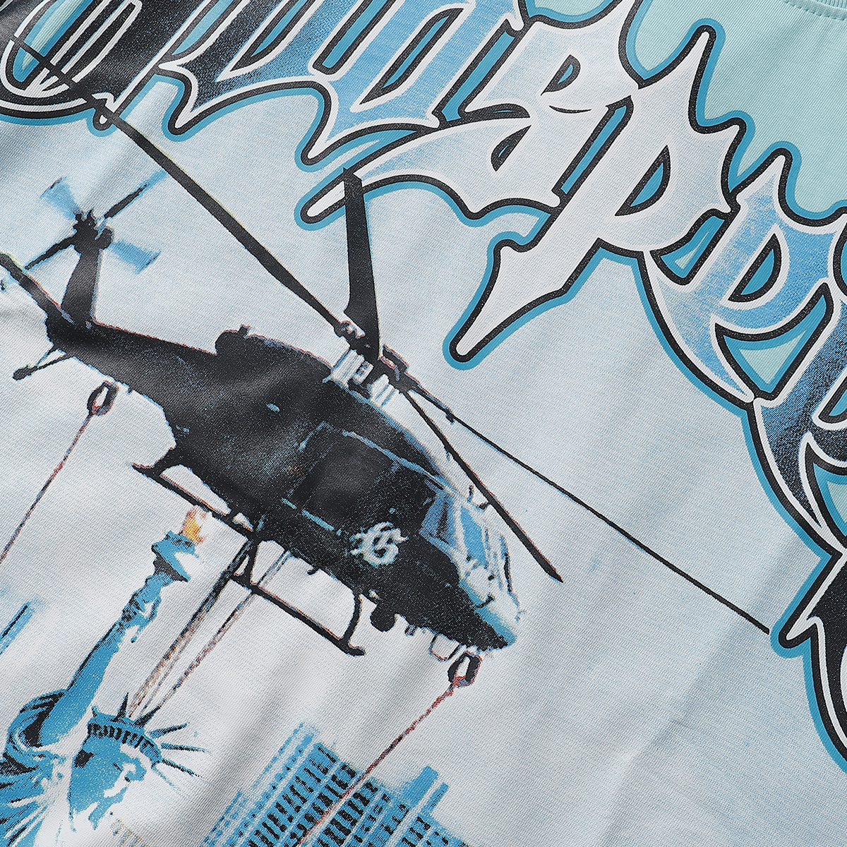 Coco Shoes Godspeed Liberty Lift T-Shirt #7076 Green/Black/White