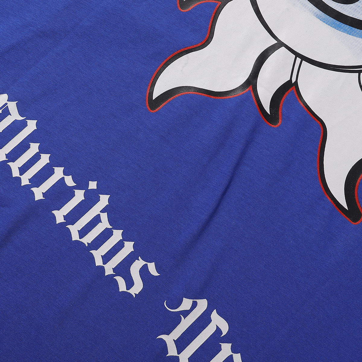 Godspeed Supercar Beach Road T-Shirt #7075 Blue/White/Black