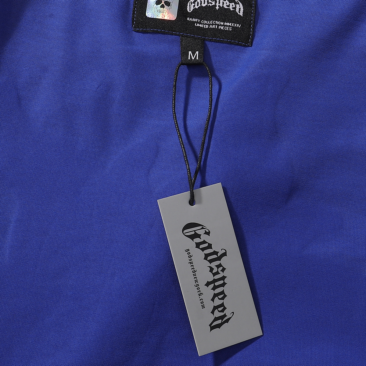 Godspeed Supercar Beach Road T-Shirt #7075 Blue/White/Black