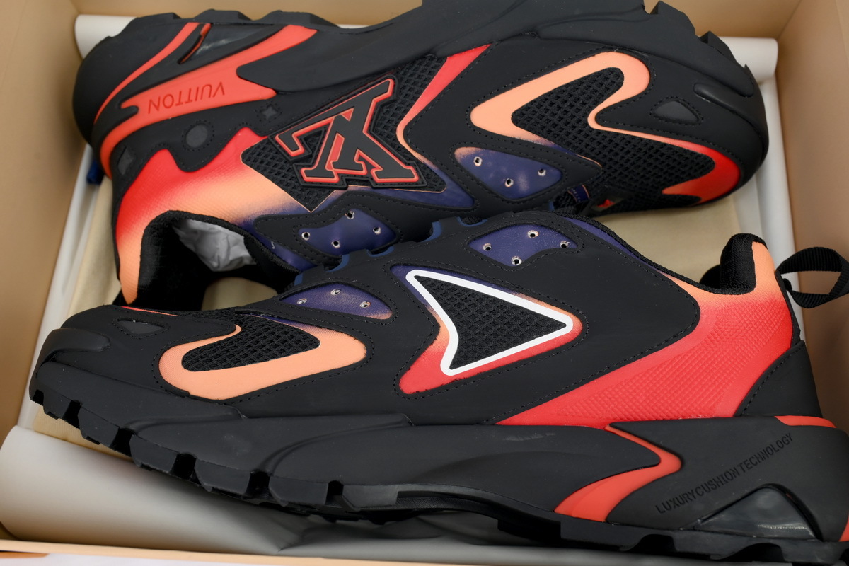 Louis Vuitton Runner Tatic Black Orange