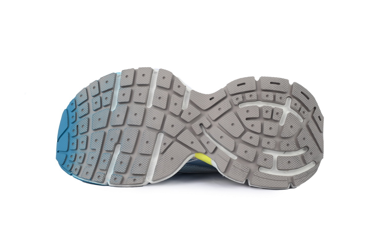 Coco Shoes Balenciaga 3XL Sneaker White Blue Yellow 734734 W3XTS 9479