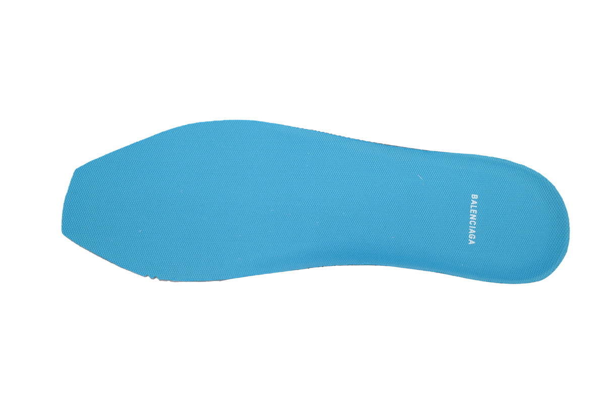 Coco Shoes Balenciaga 3XL Sneaker White Blue Yellow 734734 W3XTS 9479