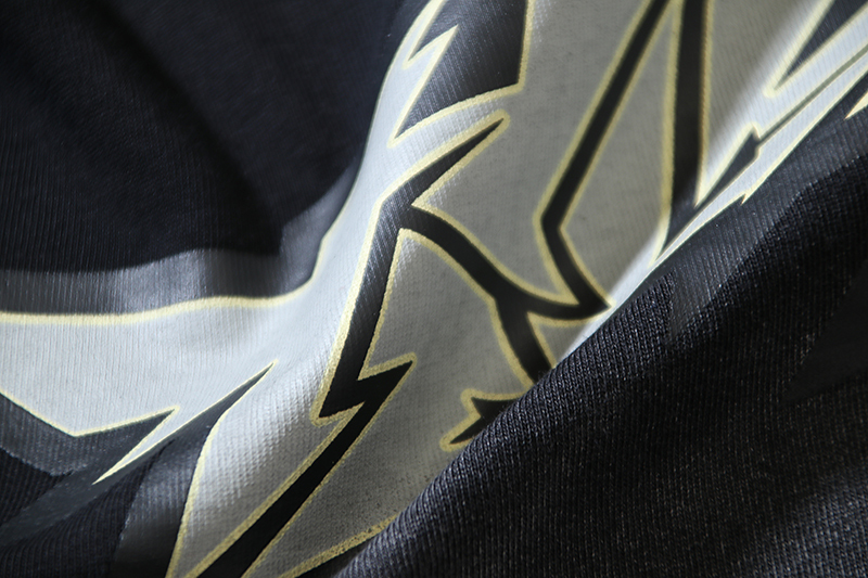 Hellstar Crack Print T-shirt #657 Black