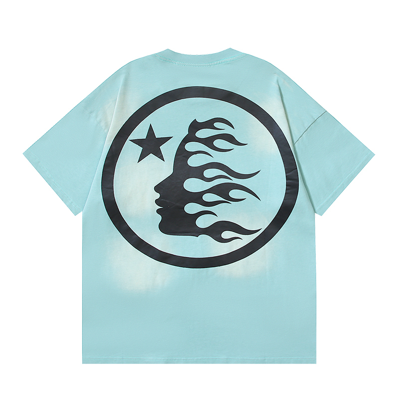 Coco Shoes Hellstar Sport Logo Gel T-shirt #676 Cyan/Gray/Blue