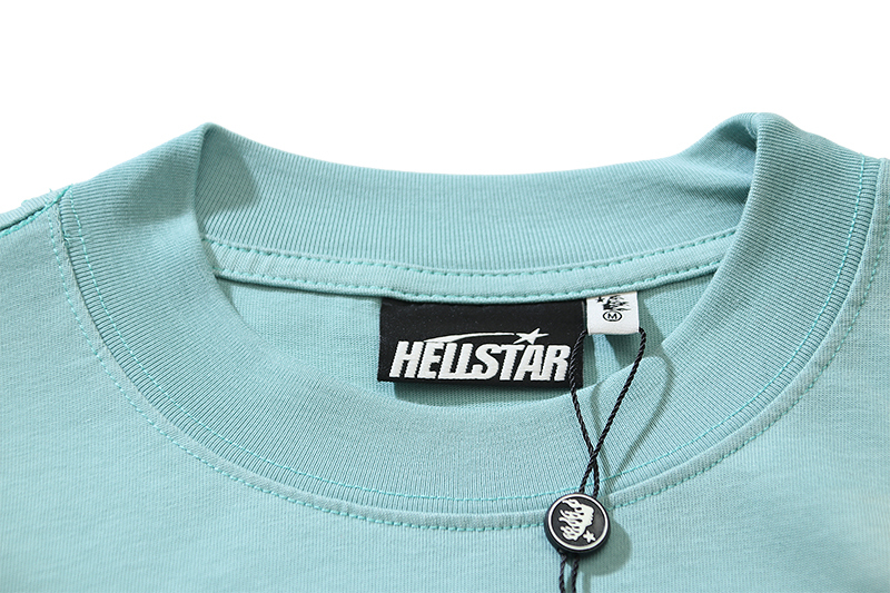 Coco Shoes Hellstar Sport Logo Gel T-shirt #676 Cyan/Gray/Blue