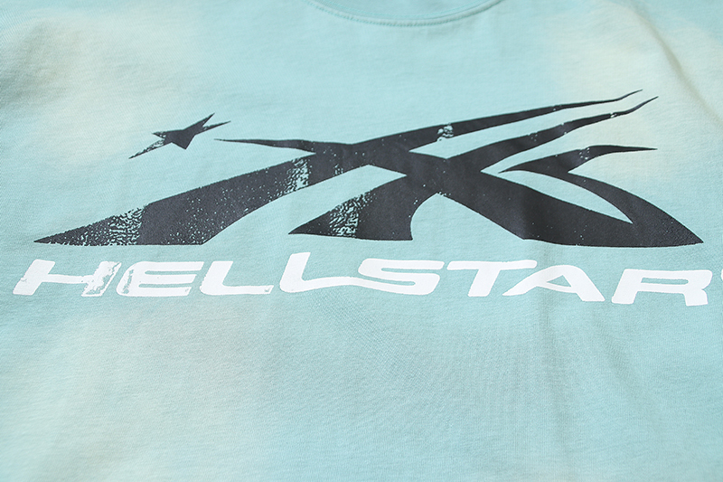 Coco Shoes Hellstar Sport Logo Gel T-shirt #676 Cyan/Gray/Blue