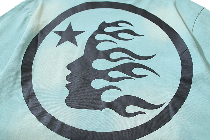 Coco Shoes Hellstar Sport Logo Gel T-shirt #676 Cyan/Gray/Blue