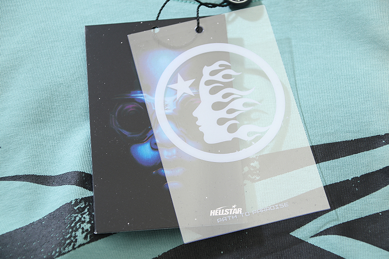 Coco Shoes Hellstar Sport Logo Gel T-shirt #676 Cyan/Gray/Blue