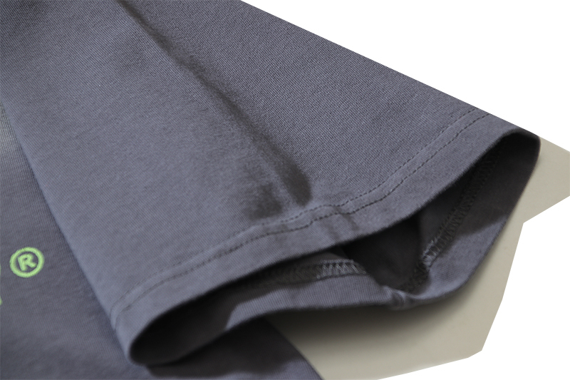 Coco Shoes Hellstar Sport Logo Gel Grey T-shirt #695 Green Text