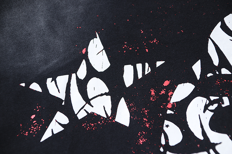 Coco Shoes Hellstar Thorn T-Shirt #692 Black Red