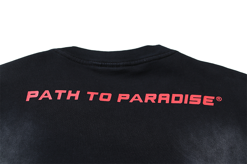 Coco Shoes Hellstar Thorn T-Shirt #692 Black Red