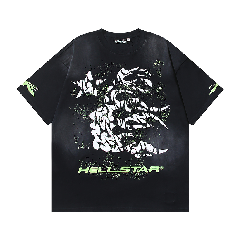 Hellstar Thorn T-Shirt #693 Black Green