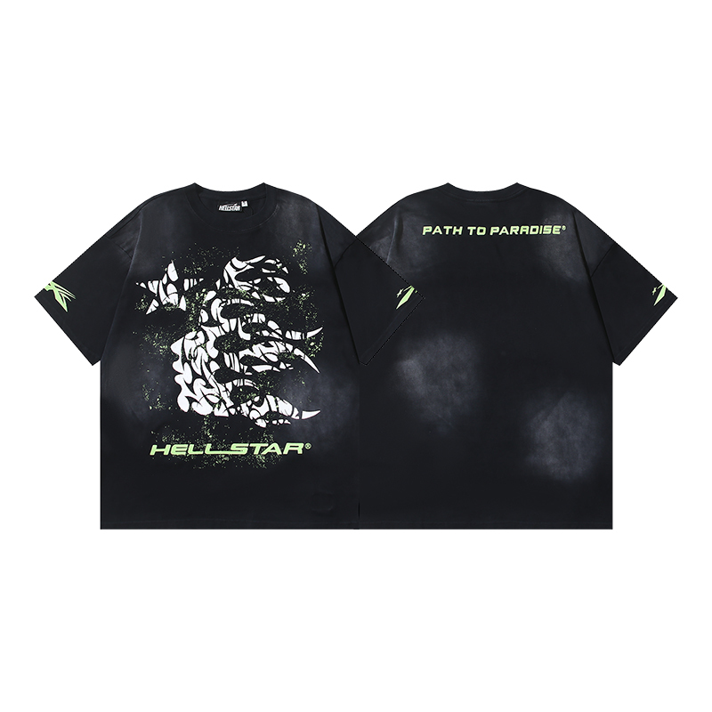 Hellstar Thorn T-Shirt #693 Black Green