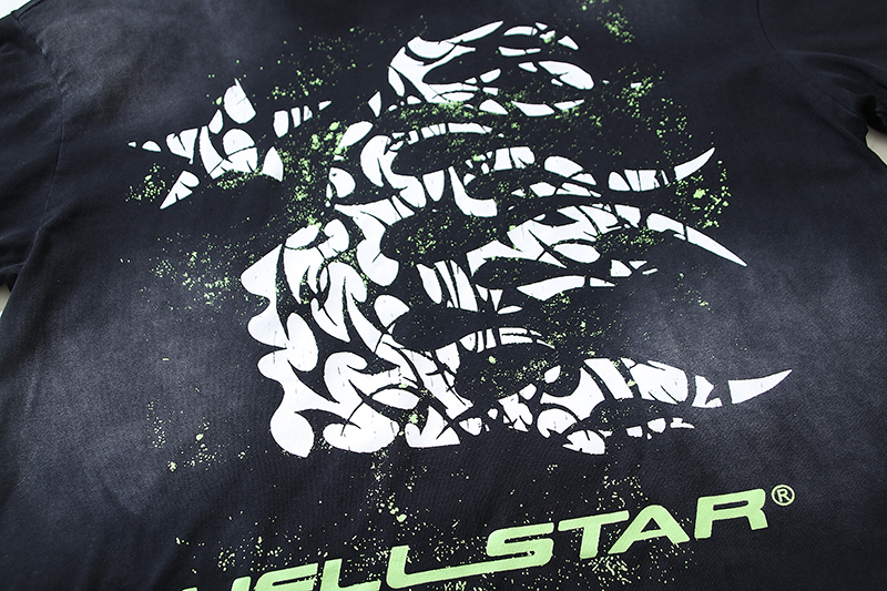 Hellstar Thorn T-Shirt #693 Black Green