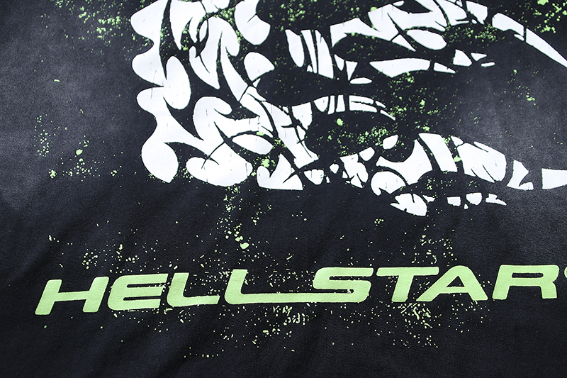 Hellstar Thorn T-Shirt #693 Black Green