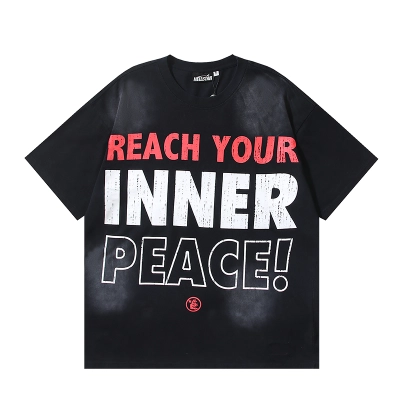 Hellstar 'Reach Your Inner Peace' T-Shirt #697 Black 01