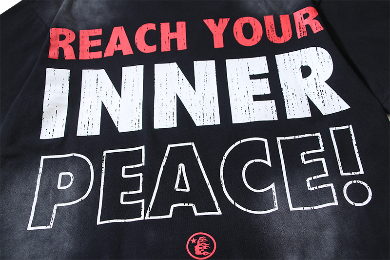 Hellstar 'Reach Your Inner Peace' T-Shirt #697 Black