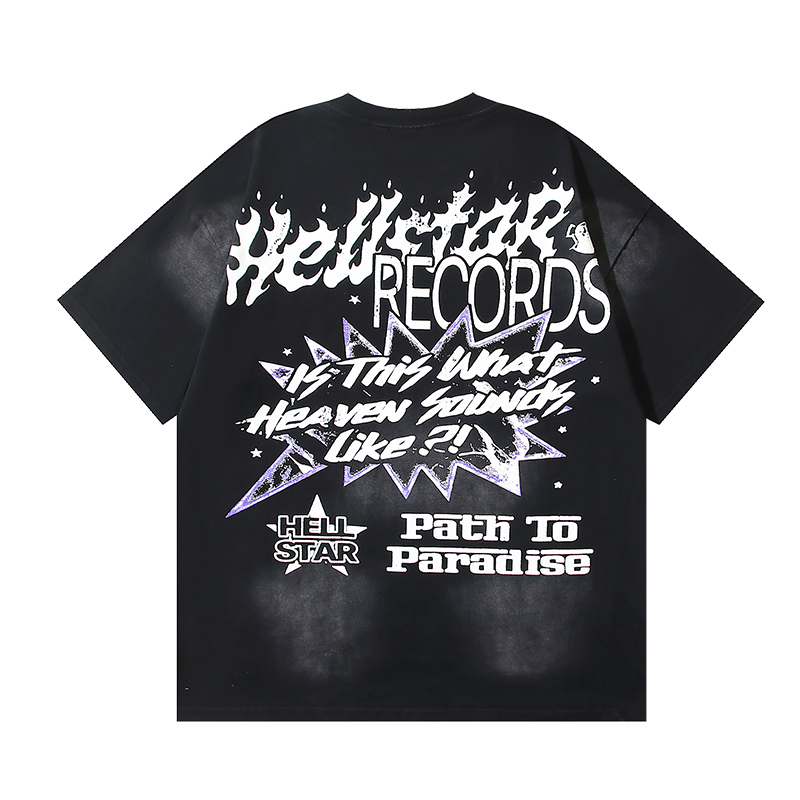 Coco Shoes Hellstar Music Boy Records T-Shirt #6731 Black